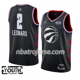 Barn Toronto Raptors Tröja Kawhi Leonard 2 2019 All-Star Jordan Brand Svart Swingman